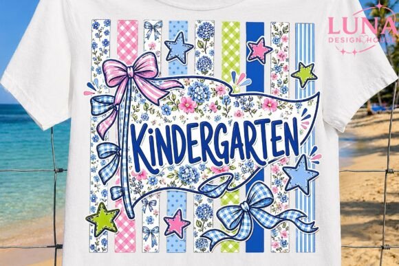 Download Kindergarten Floral Bow PNG Sublimation - Png sublimation Collection