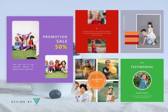 Download Template Instagram Business - #Childern7 - Premium Bundle