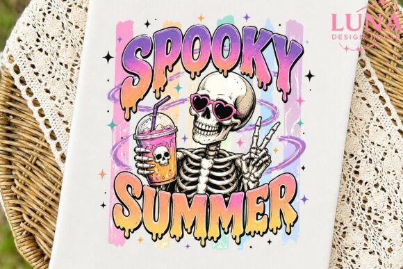 Download Spooky Summer Skeleton PNG Sublimation - Png sublimation Collection