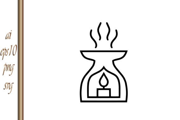 Download Aroma Lamp Icon Oriental Sketch Doodle - Premium Bundle