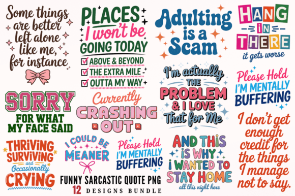Download Funny Sarcastic Quote PNG Sublimation De - Png sublimation Collection