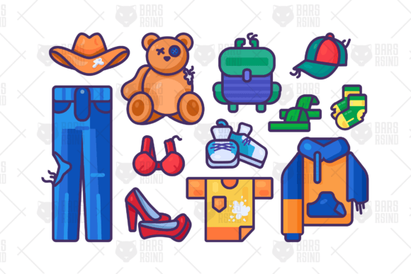 Download Textile Waste Set - Textile Collection