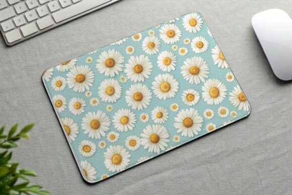 Download Daisy Flowers Mouse Pad PNG Sublimation - Png sublimation Collection