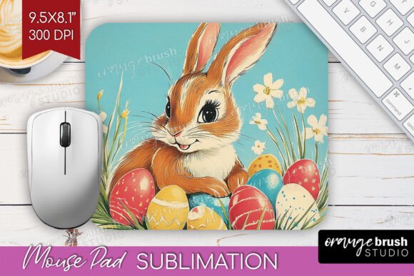 Download Retro Easter Mouse Pad PNG Sublimation - Png sublimation Collection