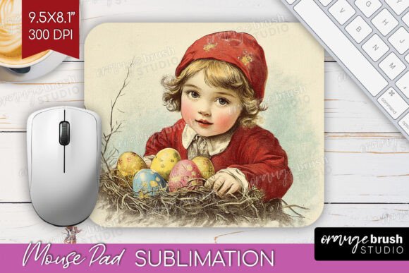 Download Retro Easter Mouse Pad PNG Sublimation - Png sublimation Collection